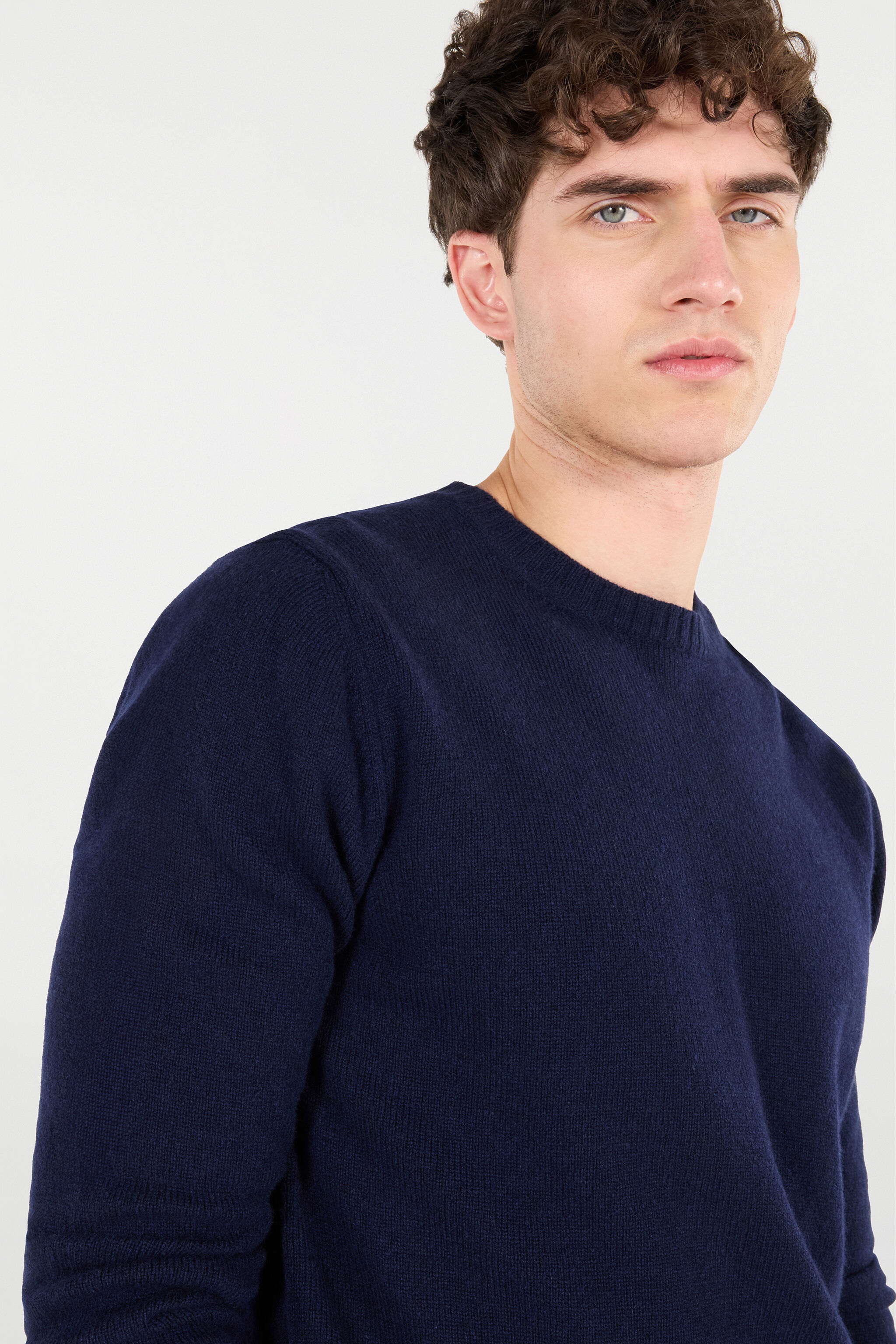 RC Pull Ras-Du-Cou En Laine BLUE POM60G-MQ001