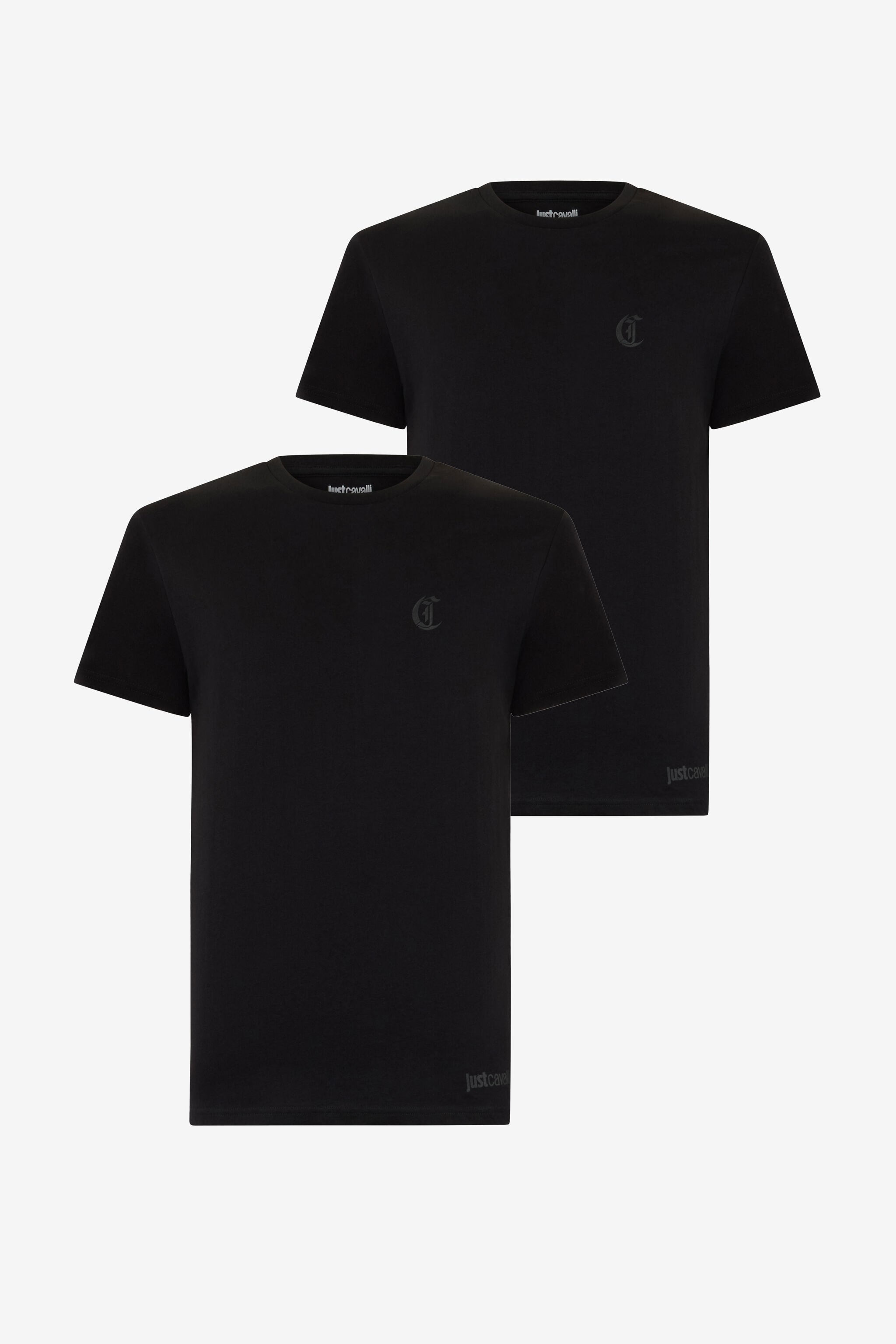 JC T-Shirt Con Monogram JC BLACK UFU003-UF095