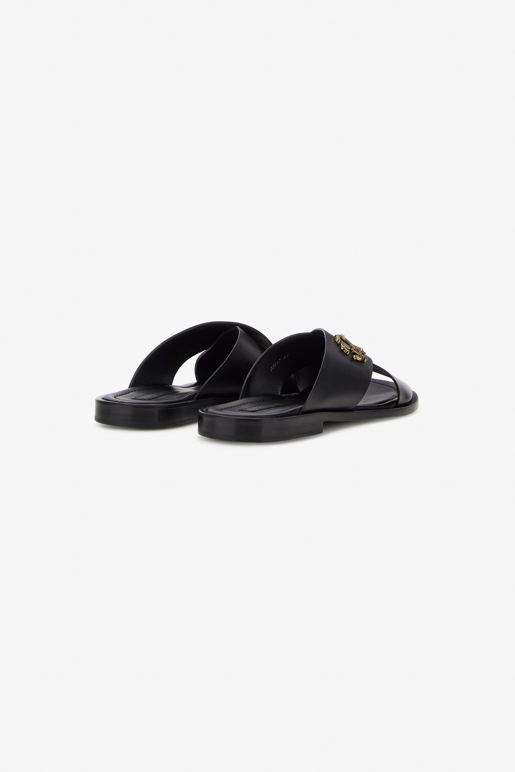 RC RC logo sandals Schwarz SRS056-PZA90
