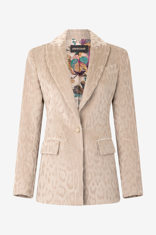 RC Corduroy Jacket in Jaguar Skin BEIGE CHIARO VKT401-VL076