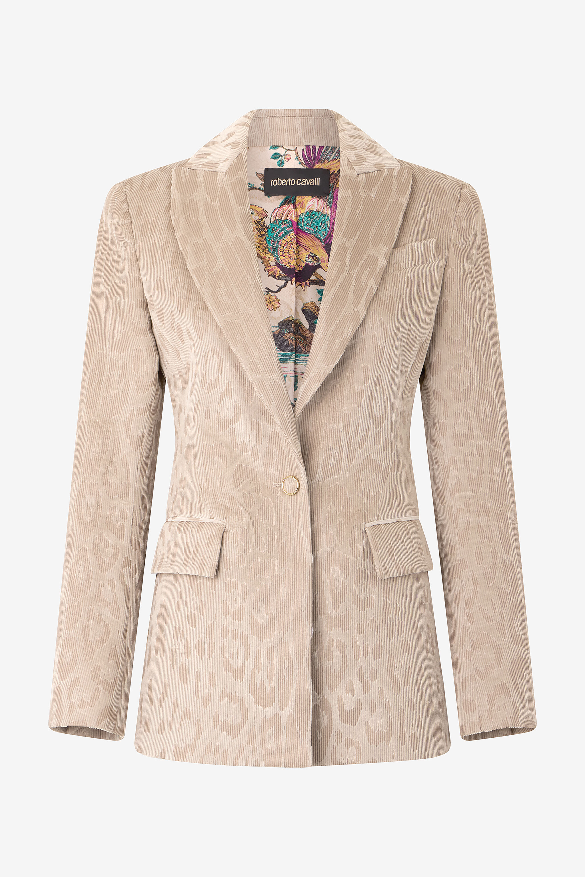 RC Corduroy Jacket in Jaguar Skin BEIGE CHIARO VKT401-VL076