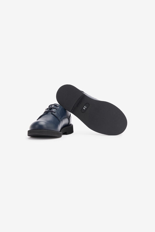 JU Lace-Up Loafers With RC Monogram BLUE NAVY TJS03L-PZJ02