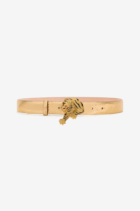 RC Snake Print And Tiger Jewel Belt Gold TKC002-PZ579
