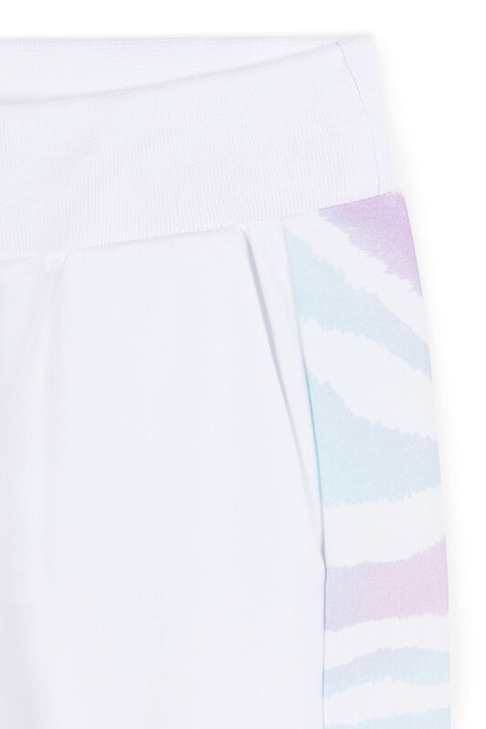 JU Logo And Zebra-Print Sweatpants White KJT208-CF042