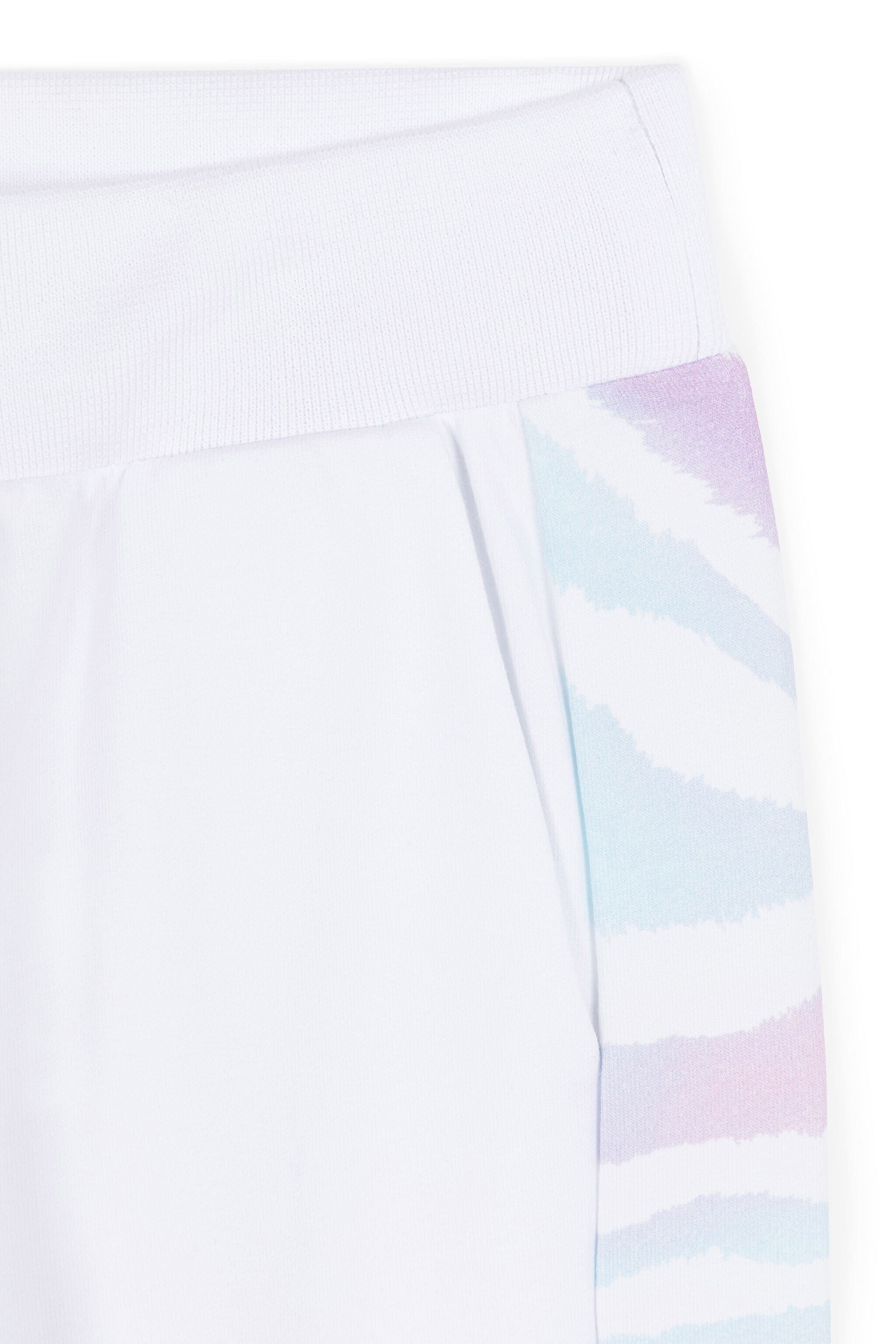 JU Logo And Zebra-Print Sweatpants White KJT208-CF042