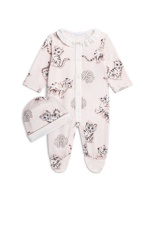 JU Completo con stampa Funny Tiger BABYPINK/MILKY/BLACK IJT802-JFQ60