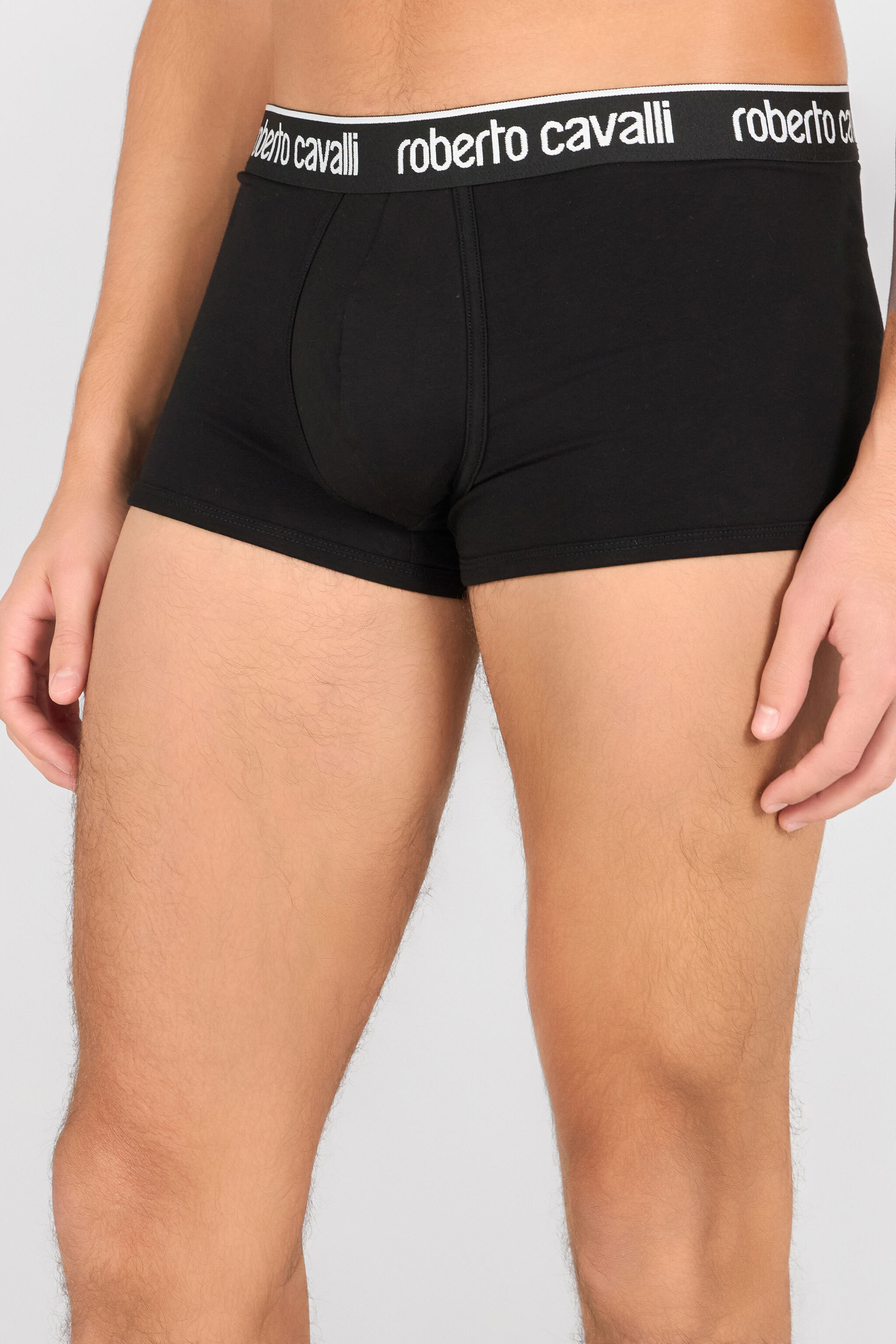 RC Roberto Cavalli Logo Boxer Shorts Black TRO02A-JJ016