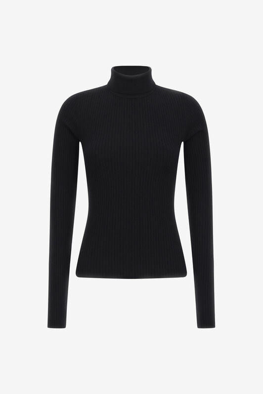 JC Just Cavalli Turtleneck Pullover Schwarz RKM657-RK351