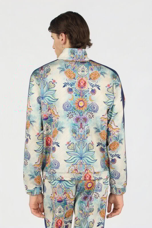 JC Sweatshirt mit Tropical Garden-Print 217 AZZURRO + 582 AR WFT108-WF138