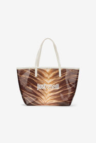 JC Bolsa De Compra Con Estampado Natural Barb 751 BEIGE + 709 MARR WFB119-WF449