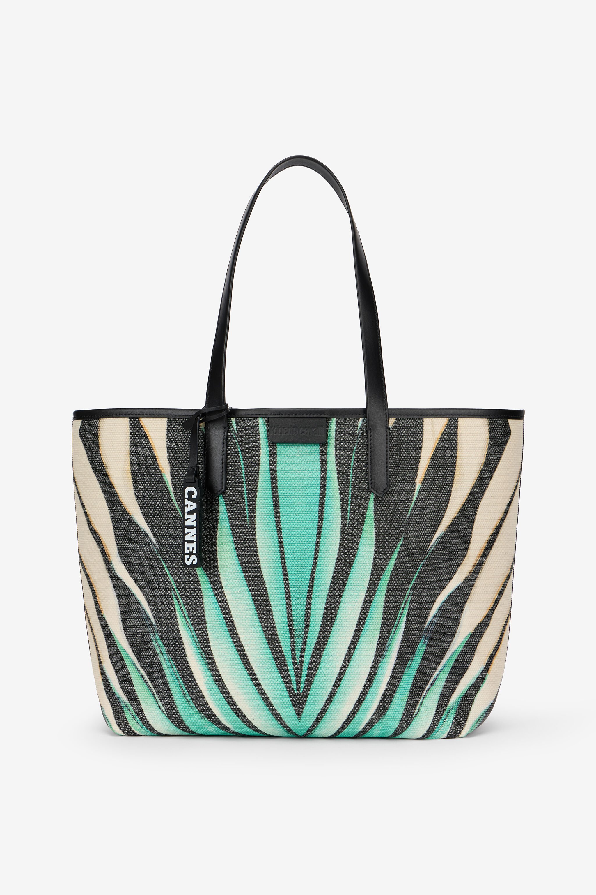 RC Fabric tote bag Azzurro UKB01C-AC567