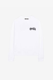 ${brand} Sweat à logo imprimé orné de cristaux ${colorDescription} ${masterID}