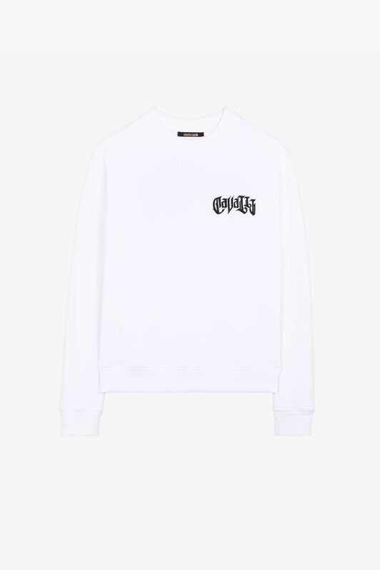 RC Graphic-print long-sleeve sweatshirt White QRT68B-CF050