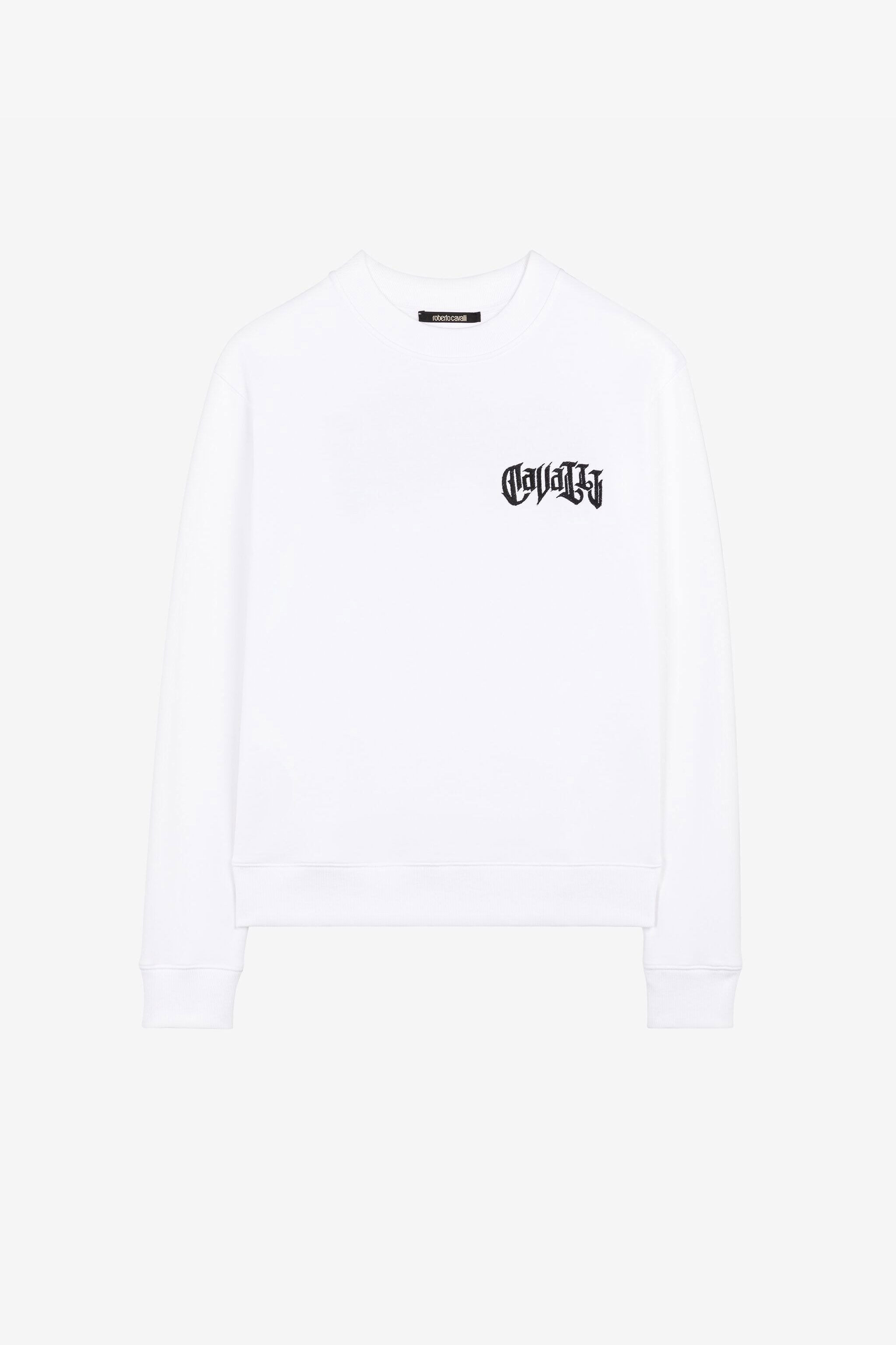RC Graphic-print long-sleeve sweatshirt White QRT68B-CF050