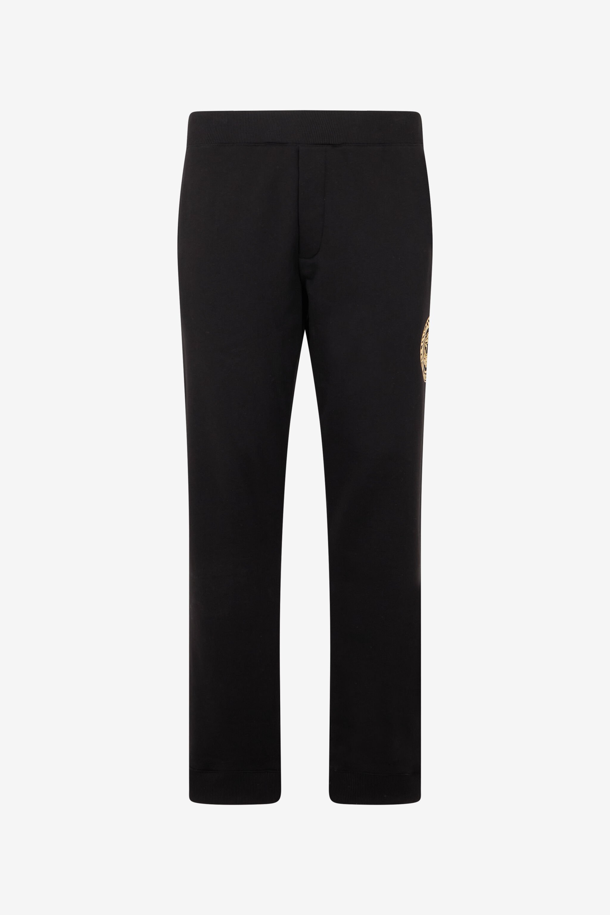 JC Black Cotton Trousers BLACK/GOLD Q61190-Q0093