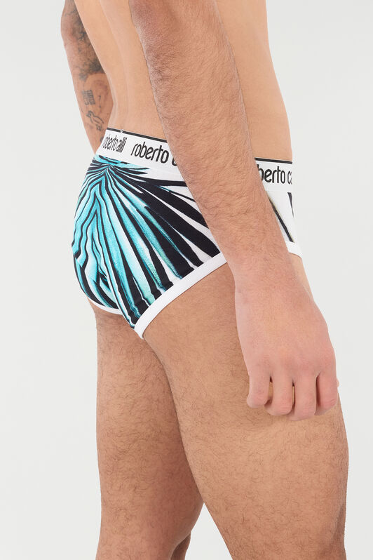 RC Briefs with Ray of Sea Print Bleu clair TRO01A-JJP80