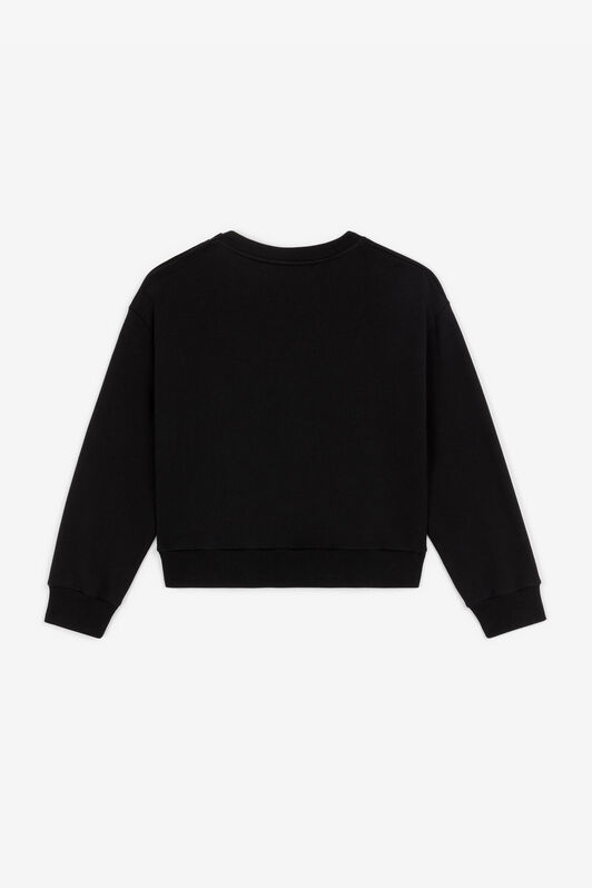 JU RC Monogram-Embroidered Cotton Sweatshirt JU RC Monogram-Embroidered Cotton Sweatshirt Black RJT935-CF050