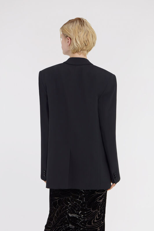 RC Chaqueta Negra de Cierre Sencillo Negro SWT402-HR005