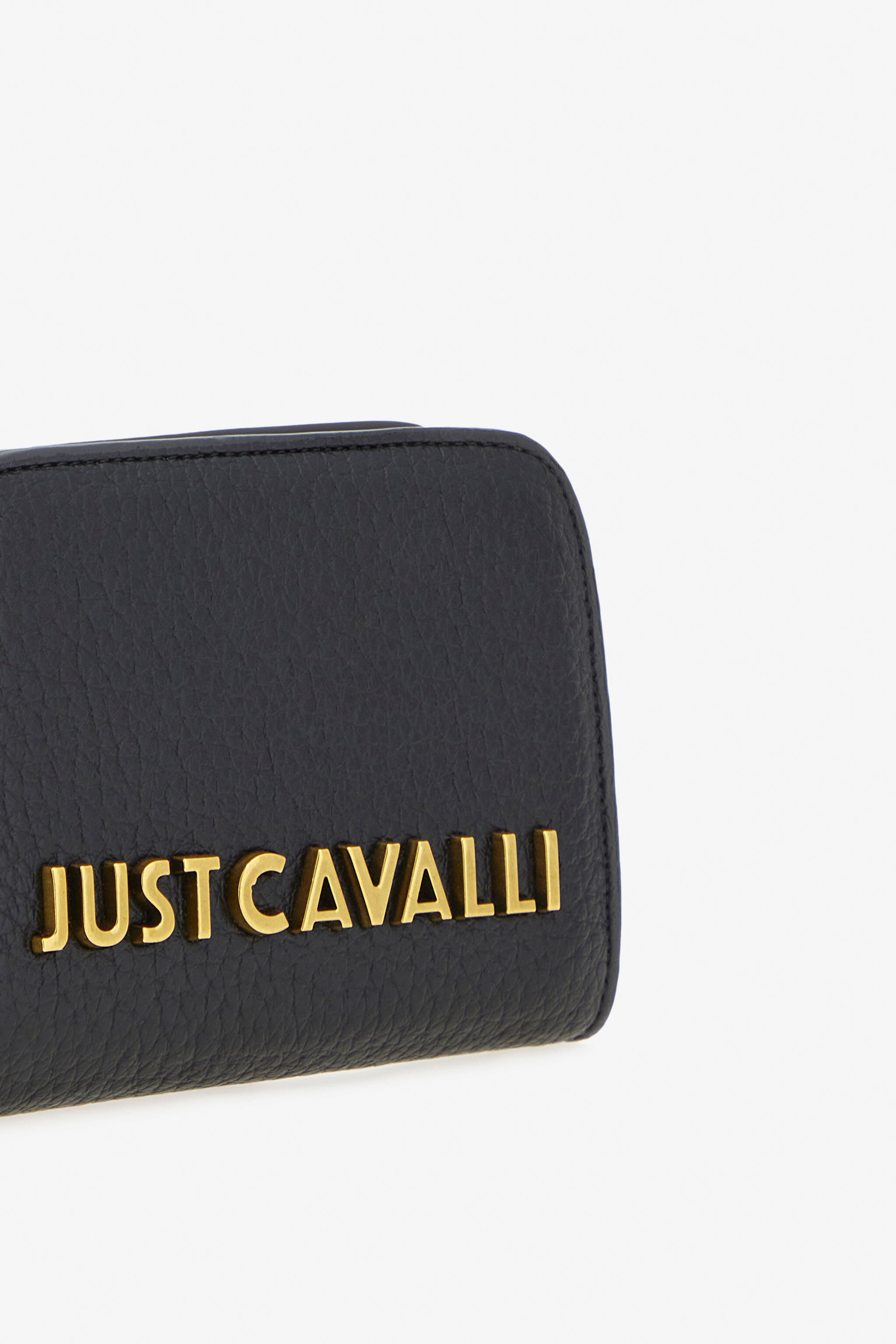 JC Just Cavalli Zip Wallet Black TFP044-TF503