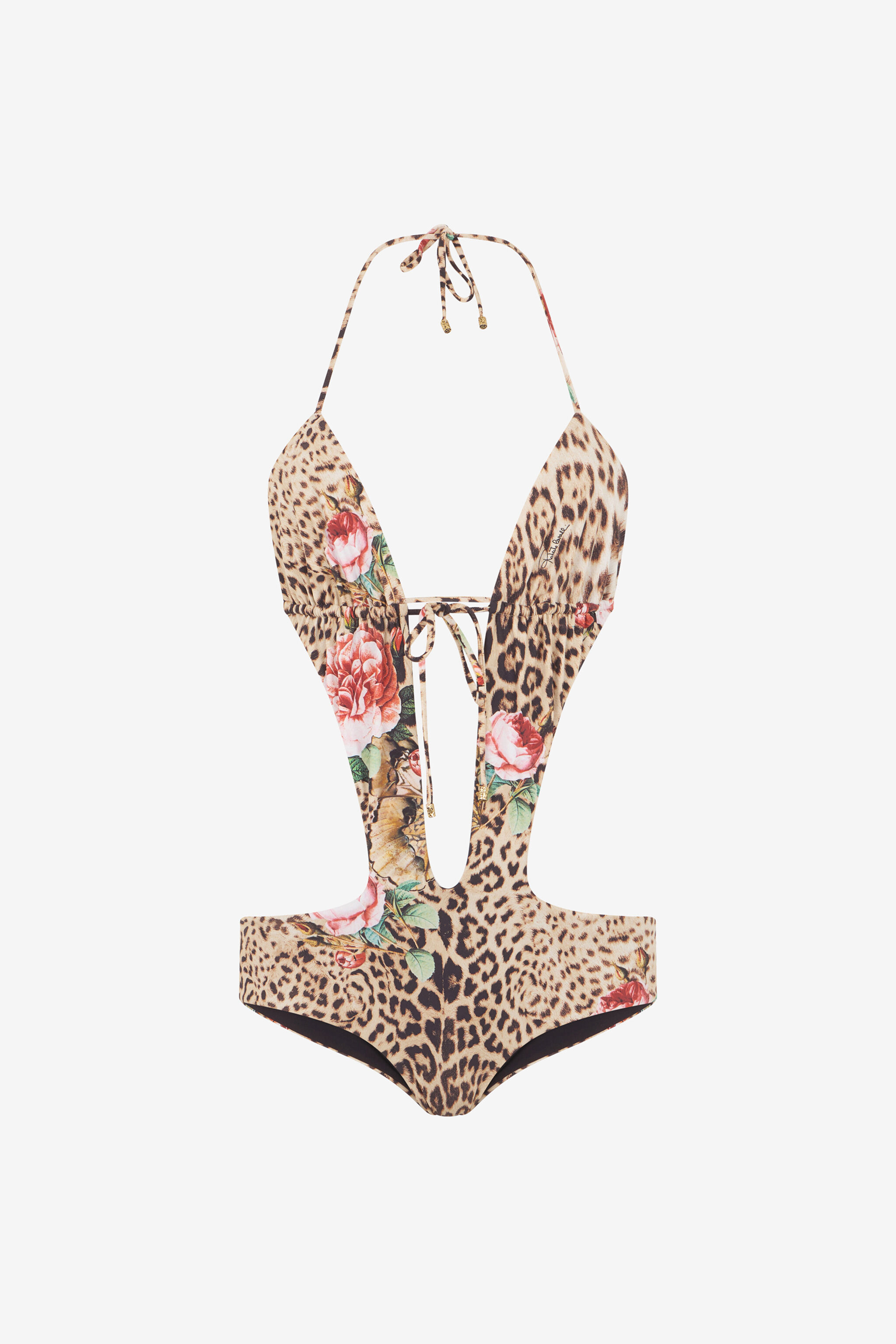 RC Einteiler mit Jaguar Roses-Print NATURAL XQW038-HVT24