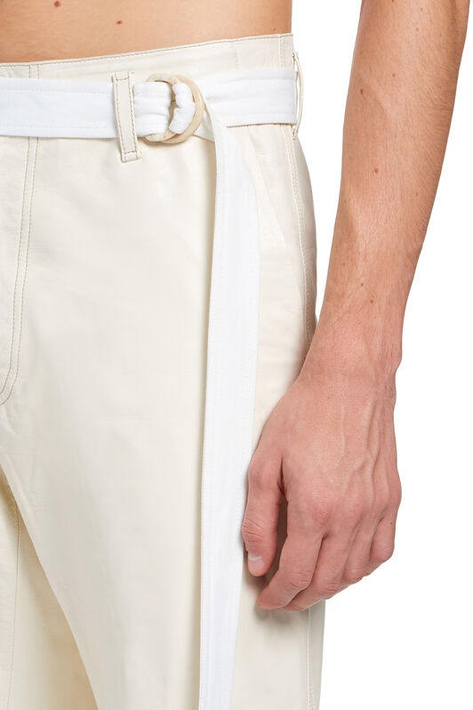 RC White nappa chino trousers WHITE IMP205-PN001