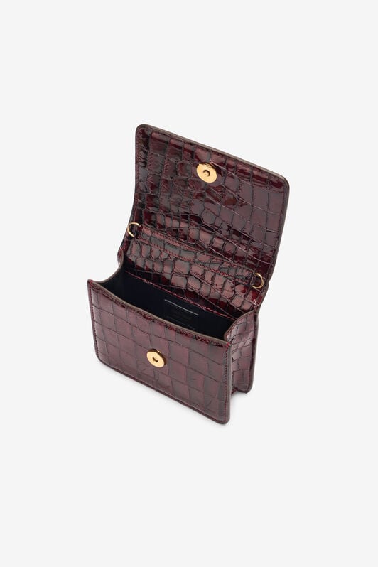 RC Bolso Roar Estampado Cocodrilo RC Bolso Roar Estampado Cocodrilo Rojo oscuro SKB025-PZE01