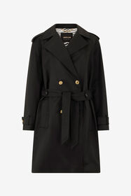 RC Black Trench Coat BLACK SOT50B-FA110