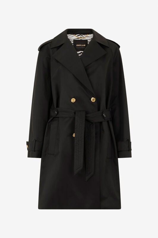 RC Black Trench Coat BLACK SOT50B-FA110