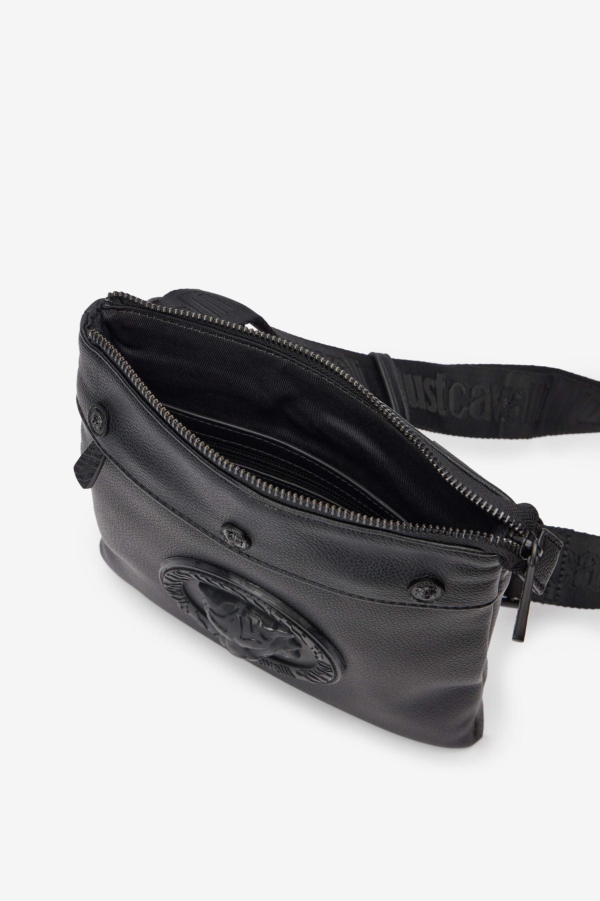 JC Sac Bandoulière Avec Motif Tigre Embossé JC Sac Bandoulière Avec Motif Tigre Embossé BLACK Q62352-Q1255