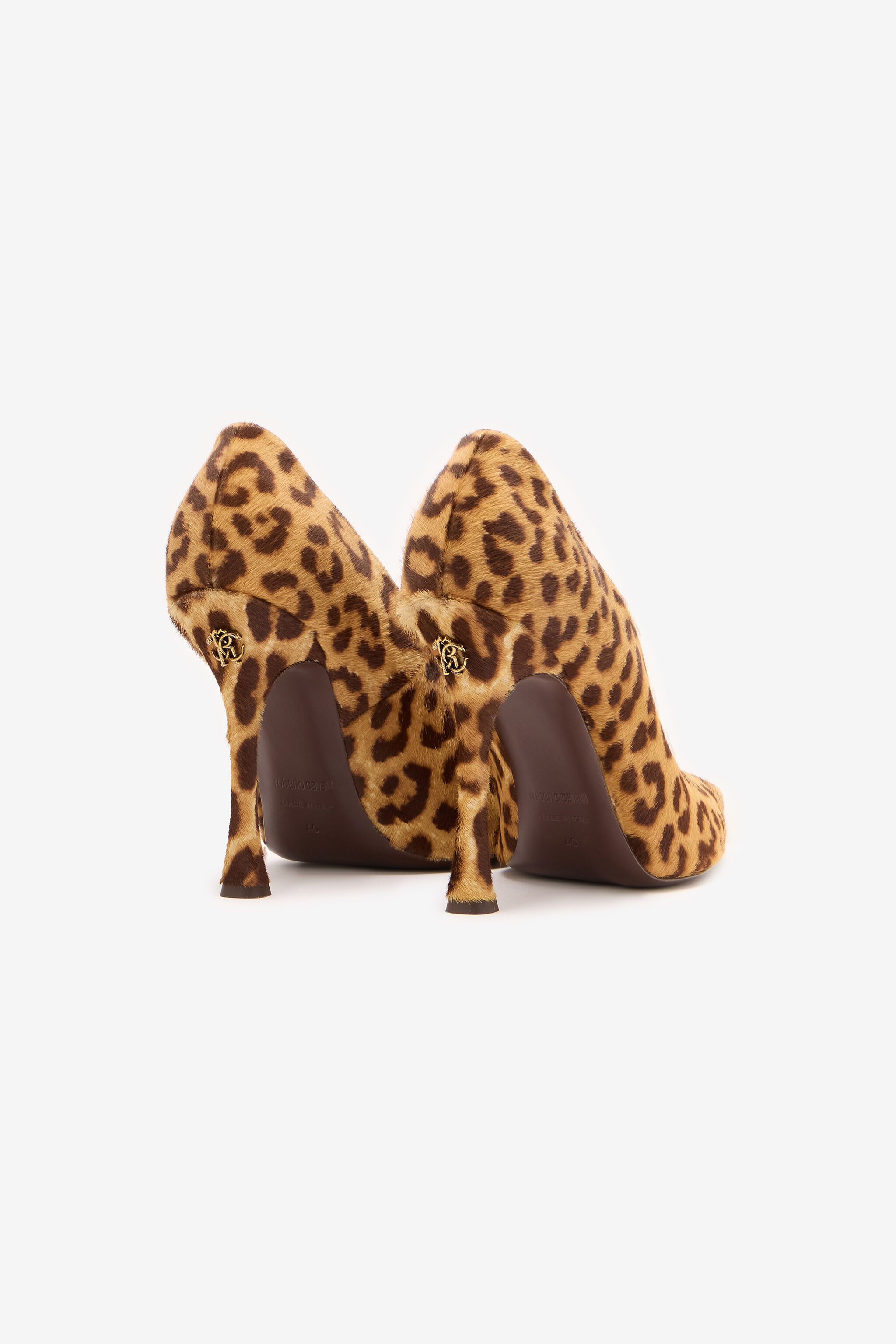 RC Hairy Leopard Skin Pumps Brown VKS120-PZA92