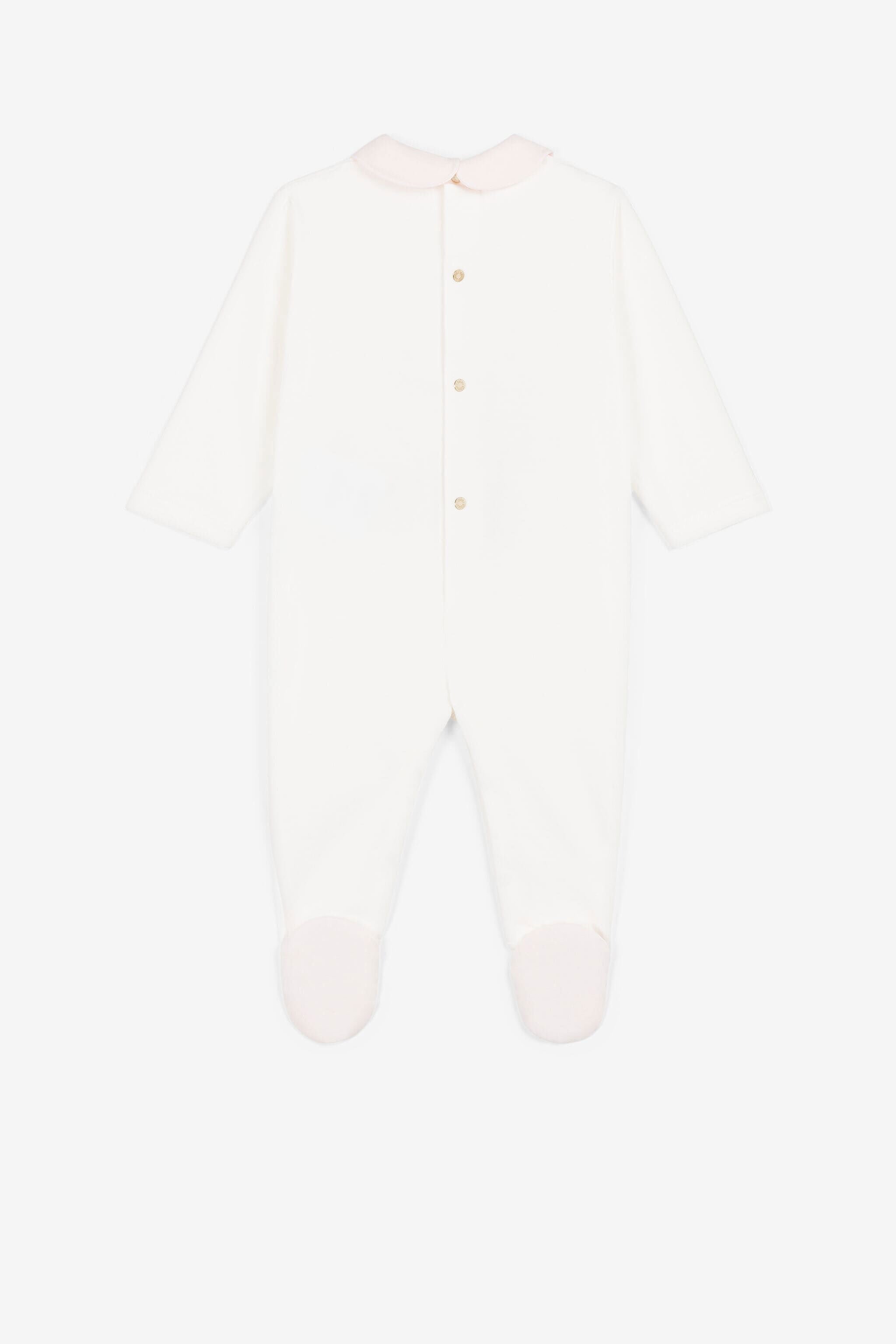JU Animal And Logo-Print Babygrow Set White PJT841-JV025