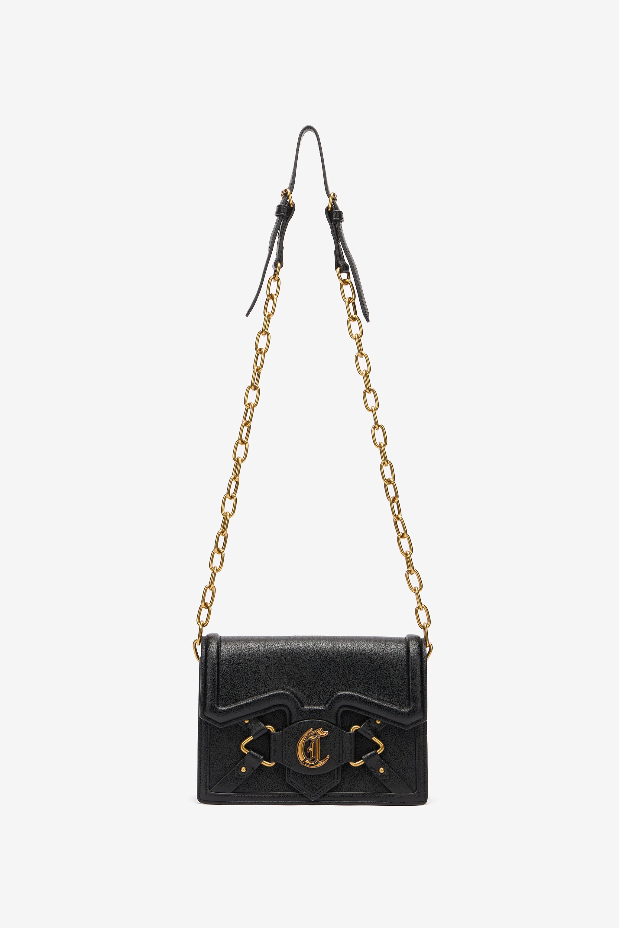JC Bolso Bandolera Con Monograma JC Negro UFB107-UF476