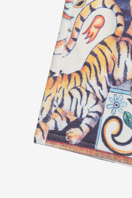 JC Tropical Garden Print Bermuda shorts INDIA DIGITAL WFT20D-2Q001