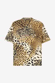 ${brand} Cotton T-Shirt with Animal Print ${colorDescription} ${masterID}