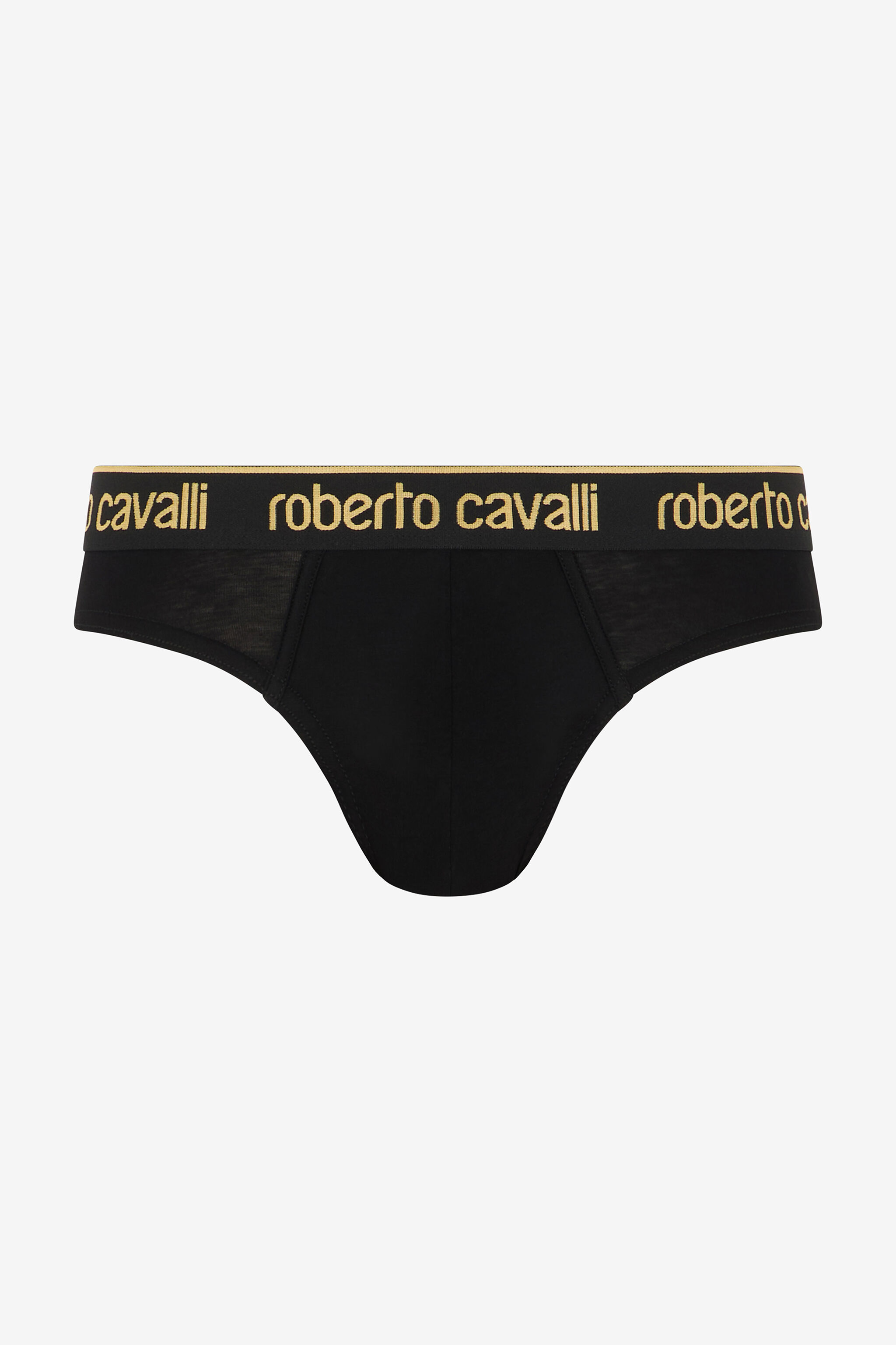 RC Roberto Cavalli Logo Slip Schwarz TRO01A-JJ016