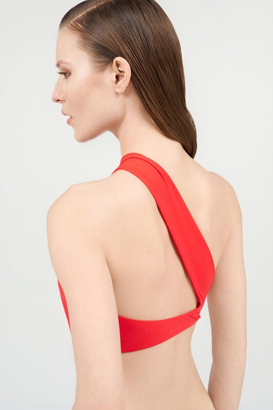 RC Long Asymmetric Dress with Jewel Detail PINK/RED WQW021-LL030