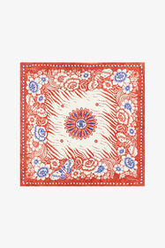 ${brand} Scarf with Zebra Pattern and Mirror Snake Monogram ${colorDescription} ${masterID}