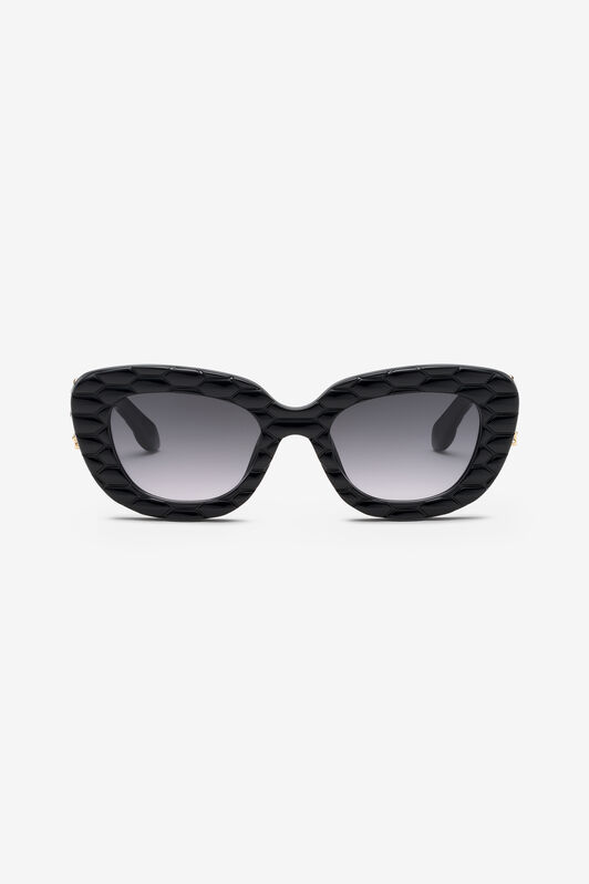RC Occhiali da sole con frontale bold a farfalla Nero UALD02-ID197