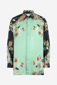 RC Camicia Stampa Kimono DARK GREEN/BLACK XNT720-4QT25