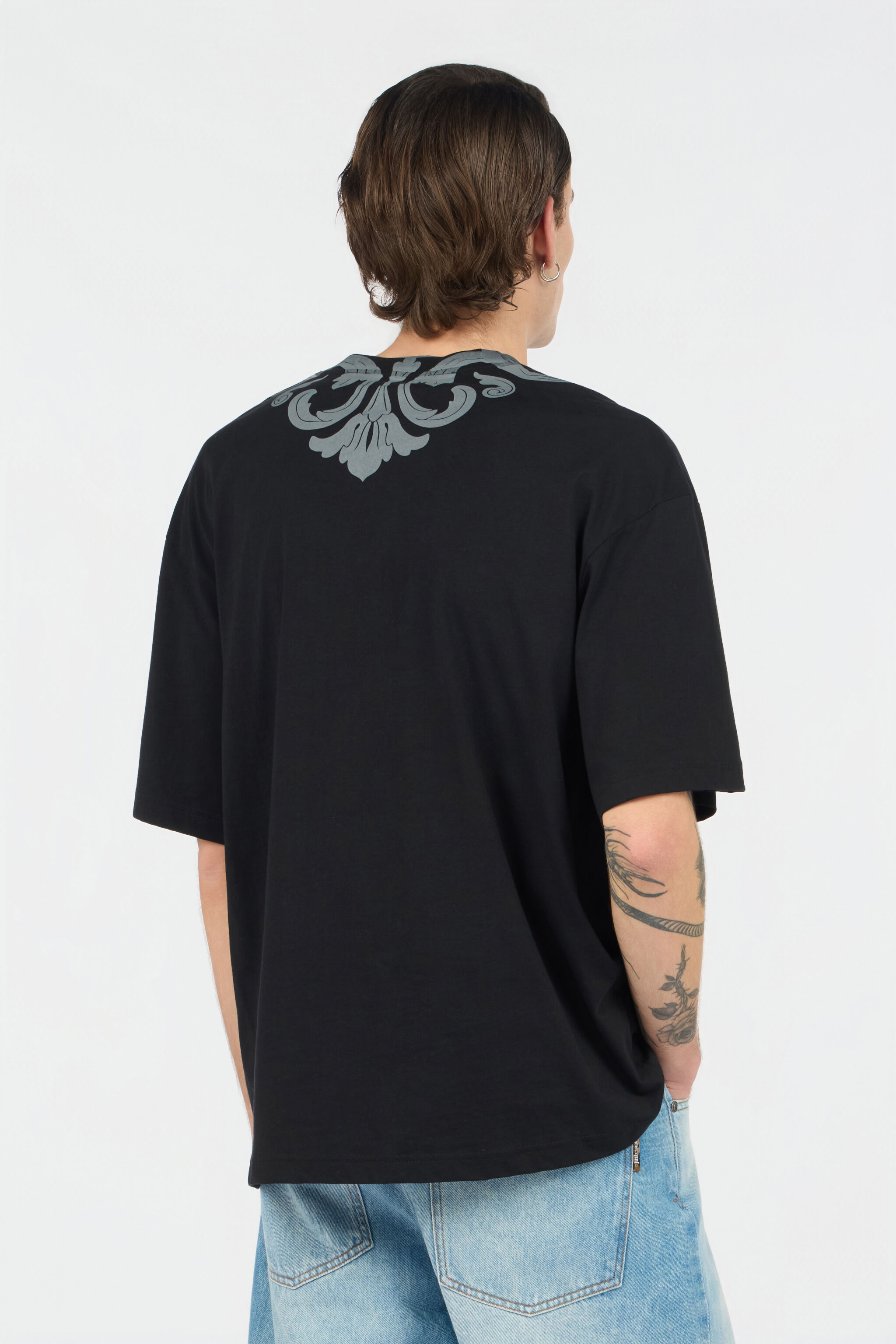 JC Black T-Shirt With Logo BLACK WFT060-WF090
