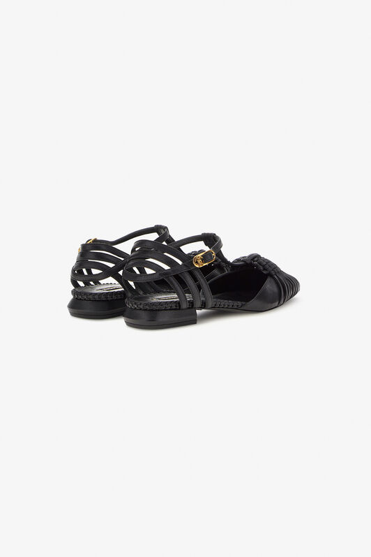 RC Ballerine con intreccio Nero SWS101-PZ899