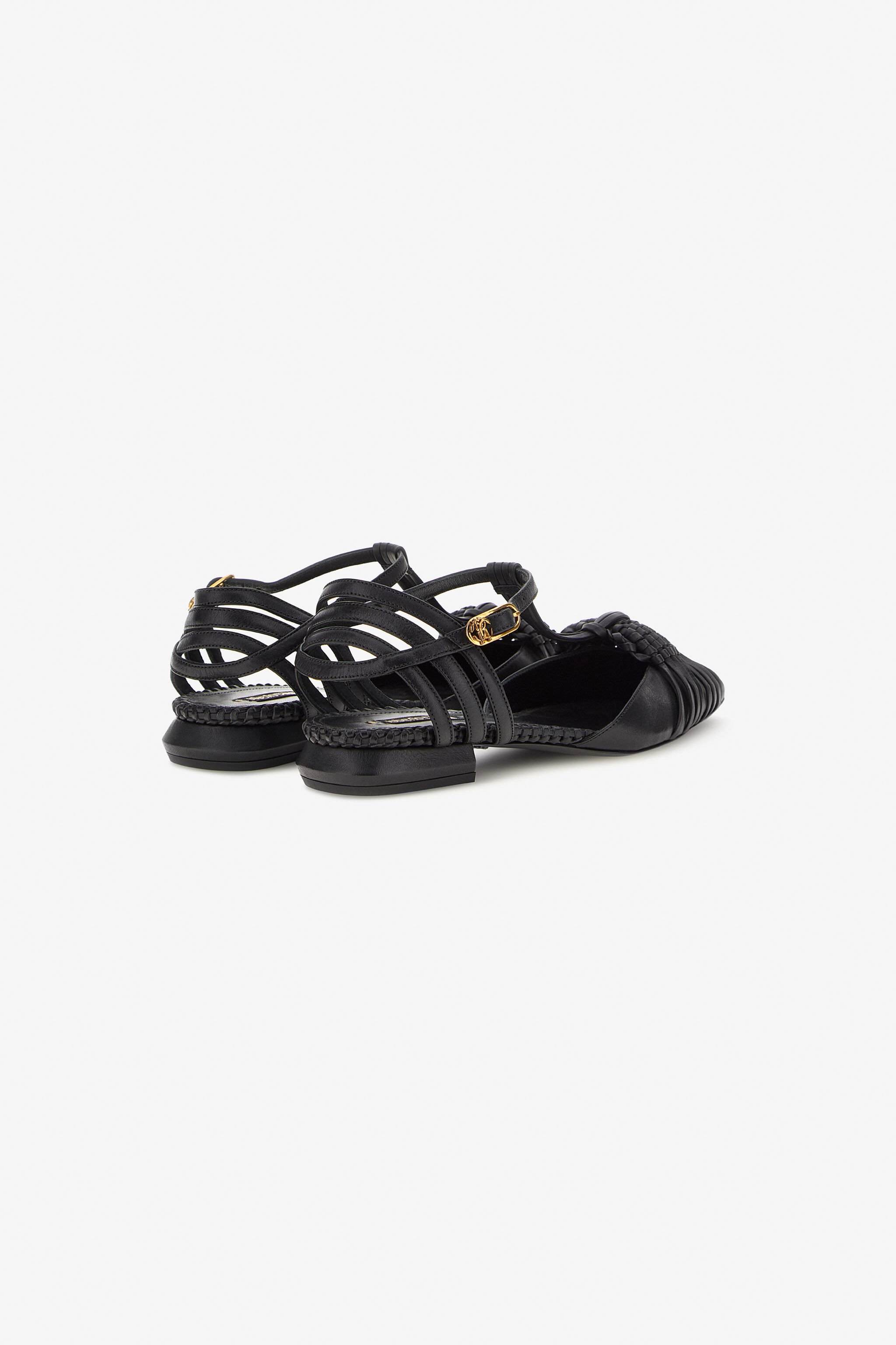 RC Ballerine con intreccio Nero SWS101-PZ899
