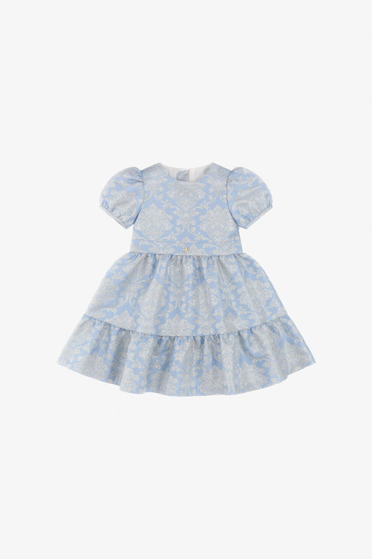 JU Printed Dress Light blue SJT152-DJ001