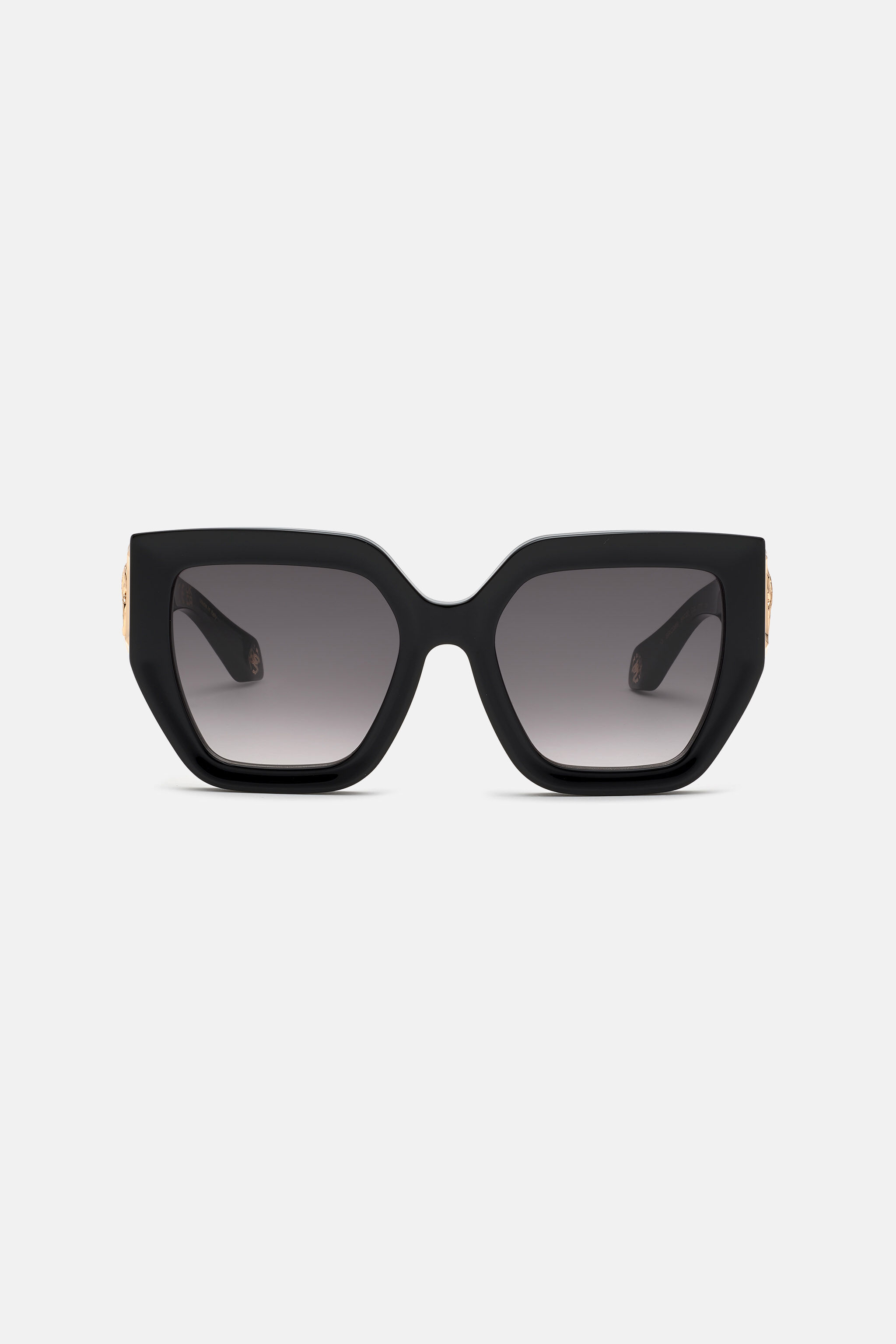 Sunglasses Roberto Cavalli Mirror Snake Collection en Noir pour femme Roberto Cavalli