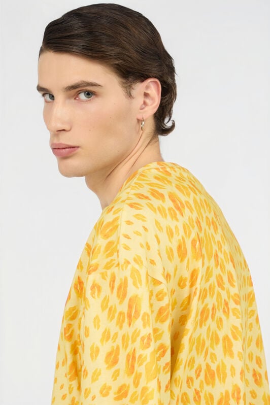 JC T-shirt mit The Jaguar Kiss-Print 644 POP CORN + 582 A WFT050-WF080