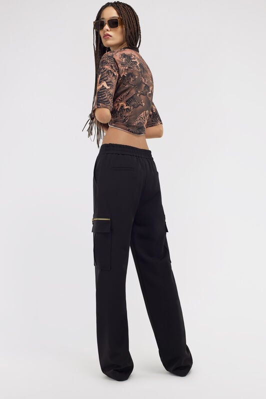 JC Just Cavalli trousers JC Just Cavalli trousers Black SFT010-SF833