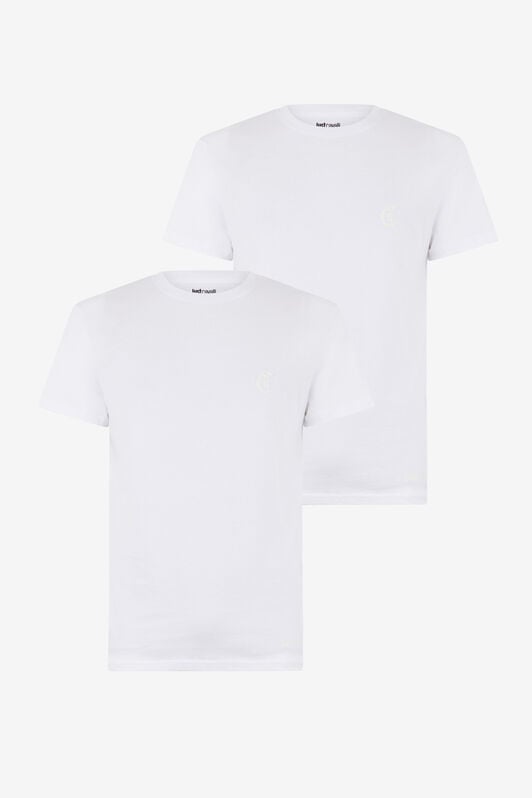 JC T-Shirt Con Monogram JC JC T-Shirt Con Monogram JC WHITE UFU003-UF095