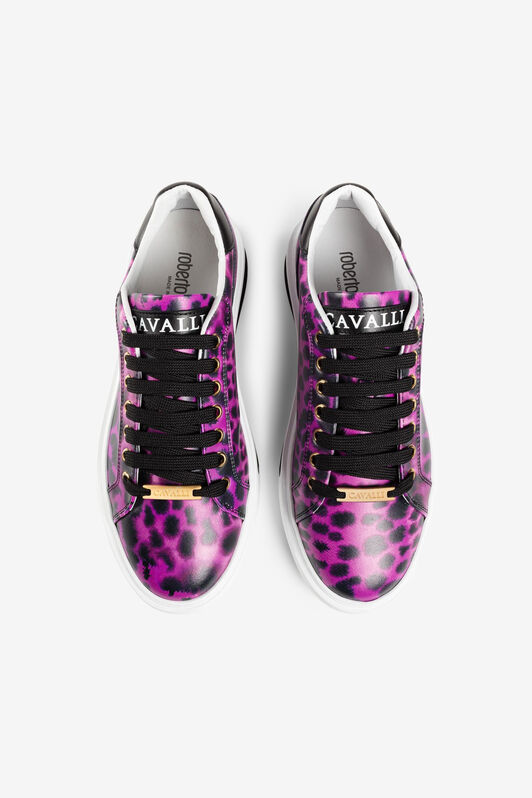 RC Animal-print low-top sneakers RC Animal-print low-top sneakers Purple QKS159-PZA79