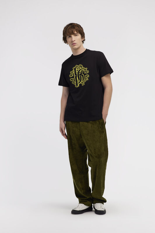 RC T-shirt con Monogram RC Nero NOT60L-JD060