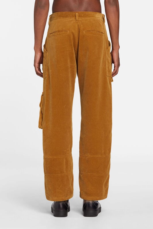 RC Pantalon cargo en velours côtelé à appliqué Animalier Patchwork RC Pantalon cargo en velours côtelé à appliqué Animalier Patchwork Marron clair NNT233-VL076